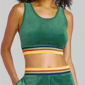 Wild fable plus size velour crop tank top! NWT